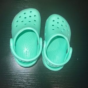 These are a pair of my sons old crocs that he can’t fit anymore.
